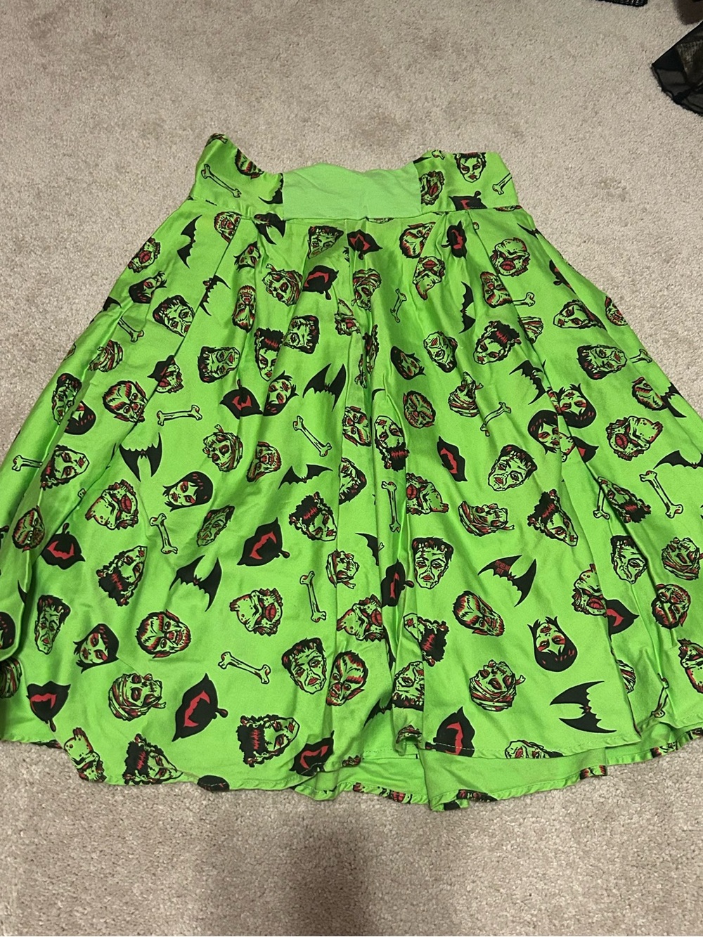 Deadly Dames Vixen by Micheline Pitt ‘Monster Mash’ skirt